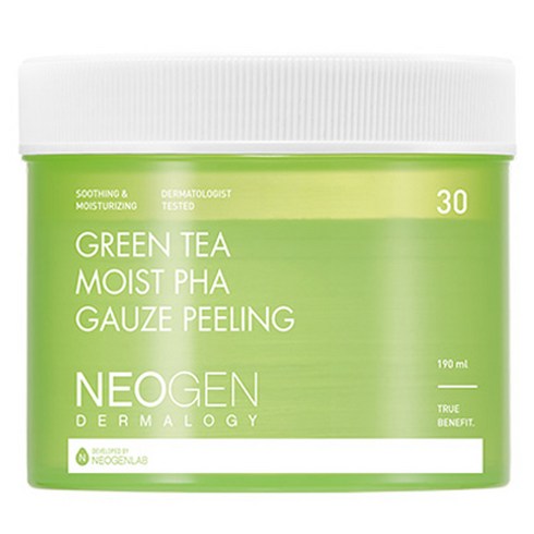 네오젠 그린티 모이스트 파하 거즈필링 패드 190ml, 30매입, 1개