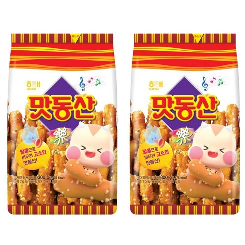 해태제과 맛동산, 300g, 2개