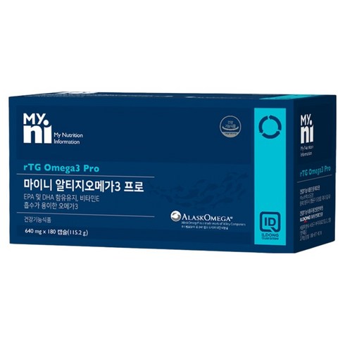 마이니 알티지 오메가3 프로, 180정, 1개