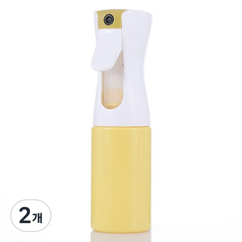 압축식 분무기 300ml, 캡 옐로우, 2개