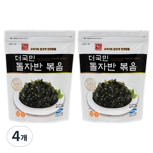더국민 돌자반 볶음, 70g, 4개