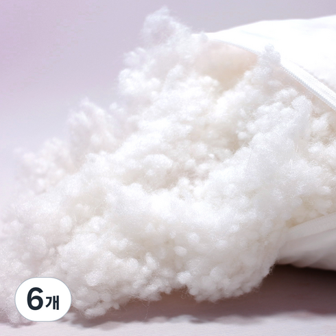 르솜메이 방울솜 1kg, 화이트, 6개