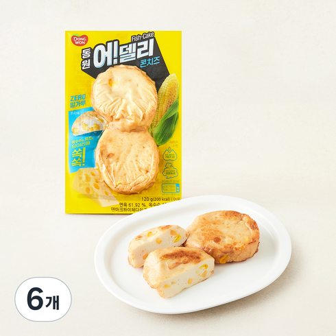 동원 어델리 콘치즈쏙쏙, 120g, 6개
