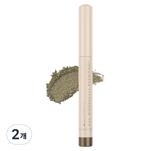 마루빌츠 롱웨어 아이섀도우 펜 1.4g, 80호 모시 메도우, 2개