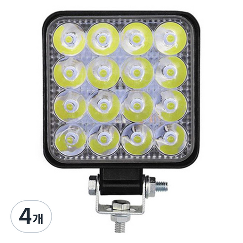 미니 16 LED 조명 48W NJ230, 백색, 4개