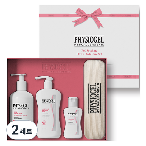 피지오겔 레드수딩 바디케어 선물 세트 + 쇼핑백, 2세트
