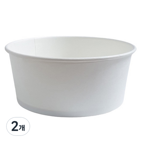 생활을그리다 종이용기 1350ml 17.5 x 7.5cm, 50개입, 2개