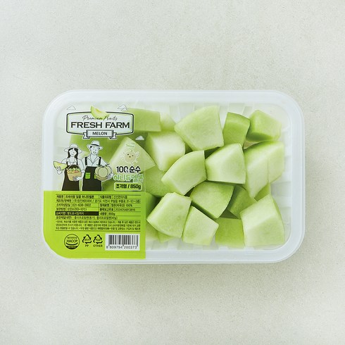 프레쉬팜 달콤 허니듀메론, 850g, 1개