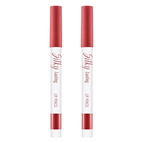 미샤 실키래스팅 립 펜슬 0.25g, 커피베리, 2개