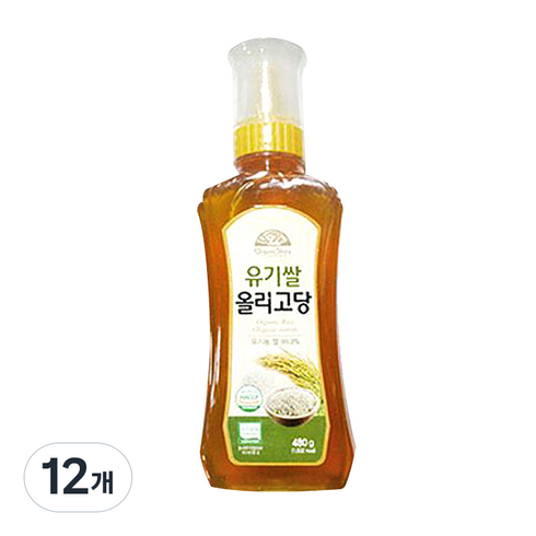 OrganicStory 유기 쌀 올리고당, 480g, 12개