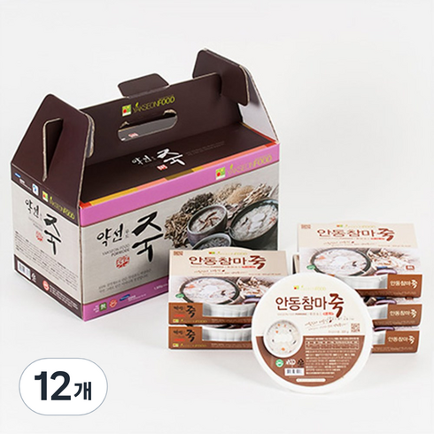 약선푸드 안동 참마죽, 300g, 12개