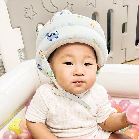 아이끌레 유아 안전 머리보호대 가드형, 1개, 공룡