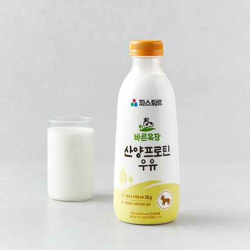 파스퇴르 바른목장 산양프로틴 우유, 750ml, 1개