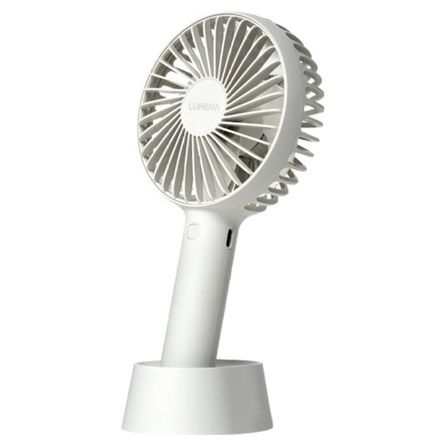 루메나 휴대용 무선 선풍기, FAN PRO 4, 크림화이트