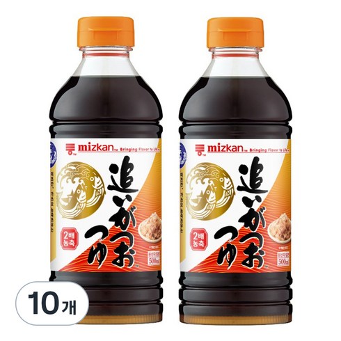 미즈칸 농축 쯔유, 500ml, 10개
