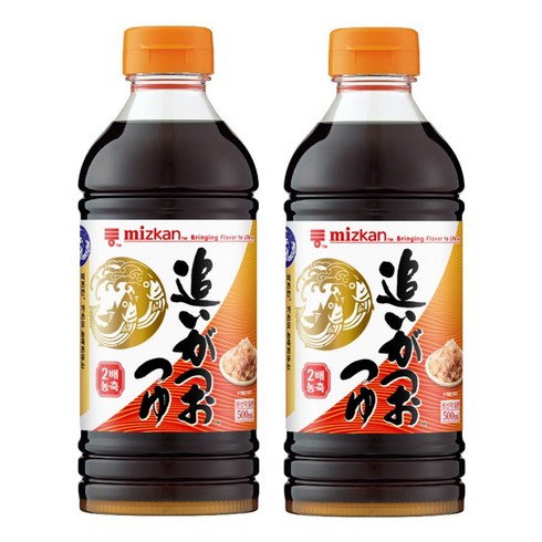 미즈칸 농축 쯔유, 500ml, 2개