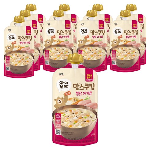 맘스쿠킹 이유식, 140g, 10개, 찜닭아기밥