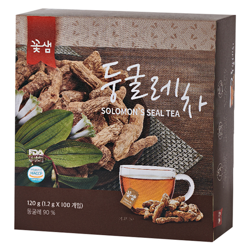 꽃샘 둥굴레차, 1.2g, 100개입, 1개