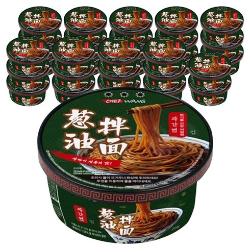 셰프왕 파기름 간장 컵 비빔 파간면 93g, 36개