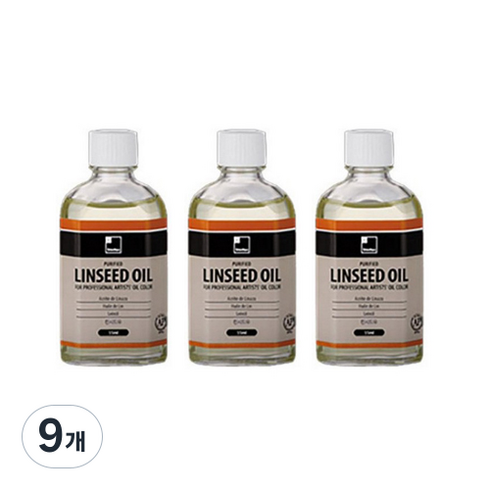 신한화구 린시드 유화보조제, 55ml, 9개