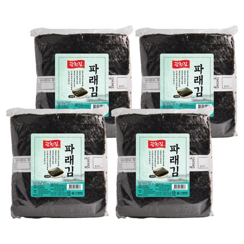 광천김 파래 생김 100p, 150g, 4개