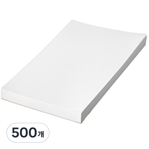 탐사 프리미엄 무지 상장용 백상지 160g, 화이트, 500개