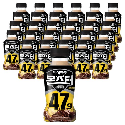 테이크핏 몬스터 초코바나나 프로틴, 350ml, 48개