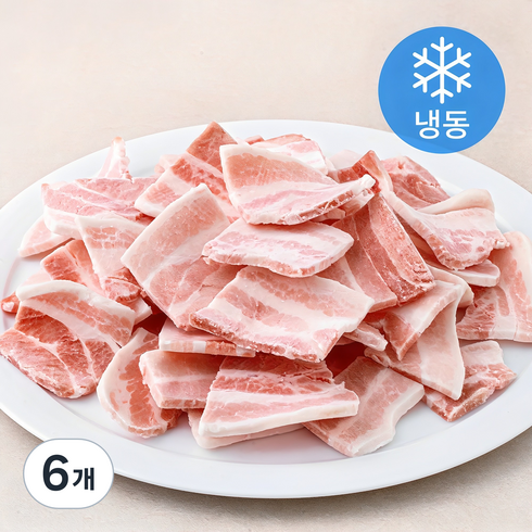 동원 옛날 삼겹살 (냉동), 1kg, 6개