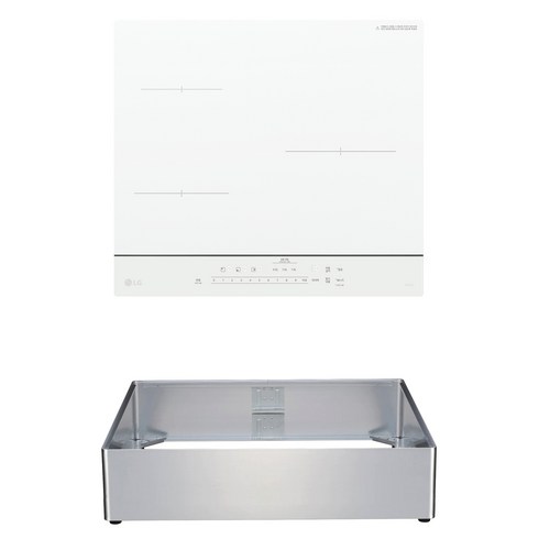 LG전자 디오스 오브제컬렉션 인덕션 3구 + 케이스 15cm 세트 방문설치, BEI3ANHLOEA, 프리스탠딩
