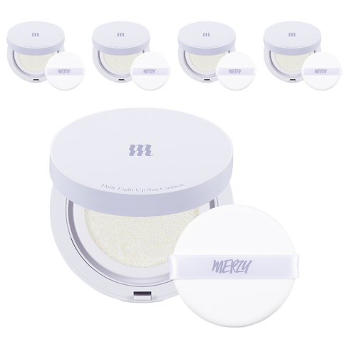 머지 데일리 라이트 업 선쿠션 SPF50+ PA++++, 12g, 5개