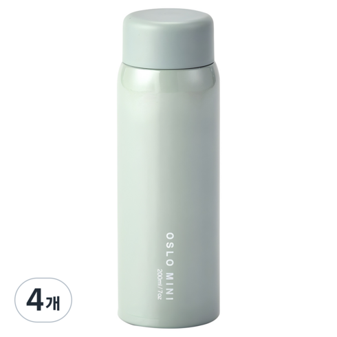 오슬로 미니 텀블러, 그린, 200ml, 4개