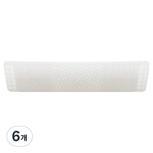 KODACHIEF 윈드바이저 윈드바이저 에어컨 바람막이 화이트 56~91 x 16 cm, 6개