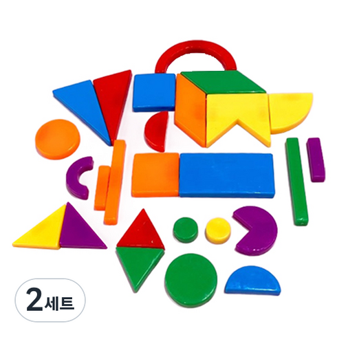 캐스비 튼튼 붙이며배우는자석 모양 2527, 2세트, 26피스