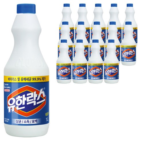 유한락스 레귤러, 1L, 15개