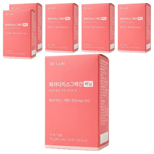 닥터린 파라다이스그레인 버닝 18g, 6개, 30정