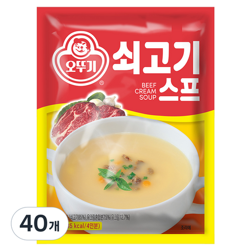 오뚜기 쇠고기 스프, 80g, 40개