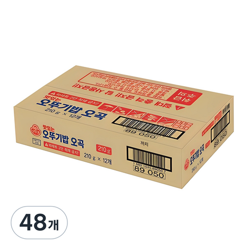 오뚜기 오곡밥, 210g, 48개