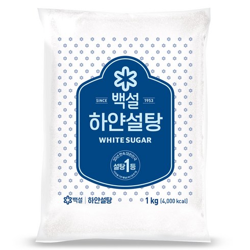 백설 하얀설탕, 1kg, 1개