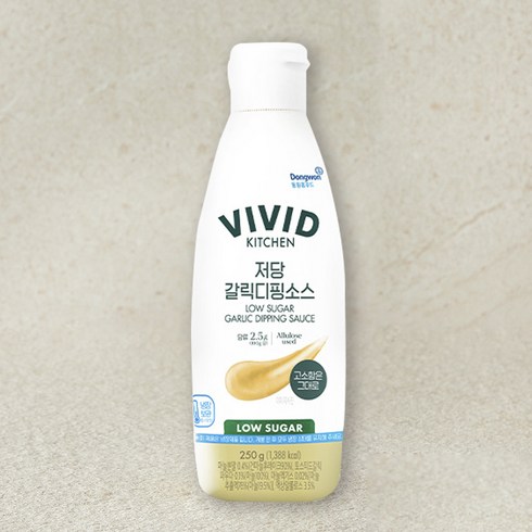 비비드키친 저당 갈릭디핑소스, 250g, 1개