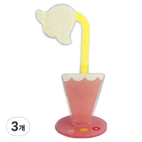 안나앤유 귀여운 꽃 메모 꽂이, A, 3개