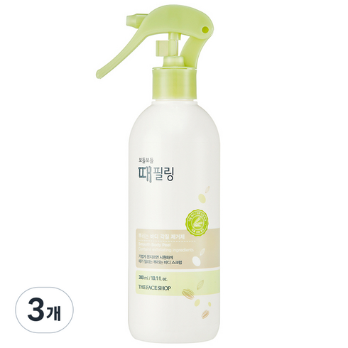 더페이스샵 보들보들 때 필링 바디스크럽, 300ml, 3개