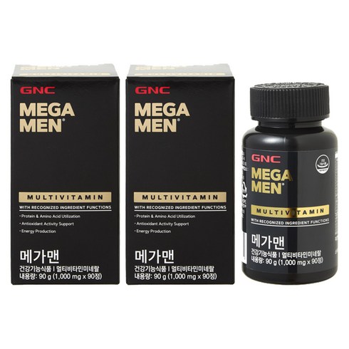 GNCMEGAMEN 멀티비타민 미네랄, 90정, 2개