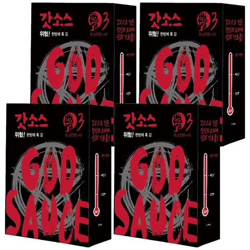 갓소스 만능양념소스 3단계 시그니처 매운맛, 60g, 16개