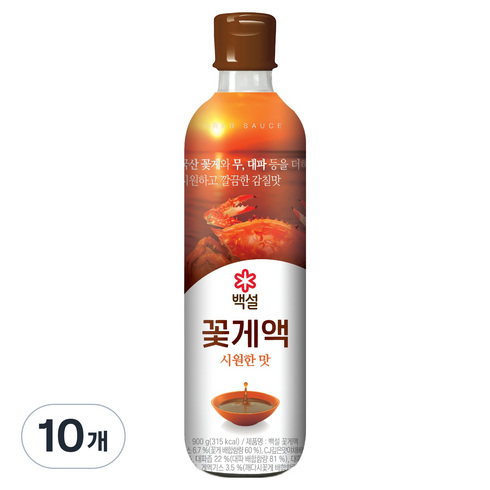 백설 꽃게액, 900g, 10개