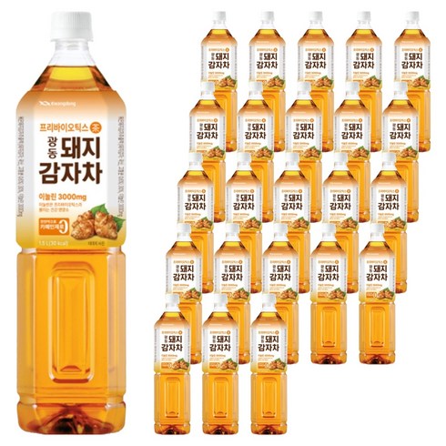 광동제약 돼지감자차, 1.5L, 24개