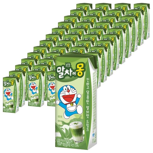 남양유업 말차에몽 우유, 190ml, 72개