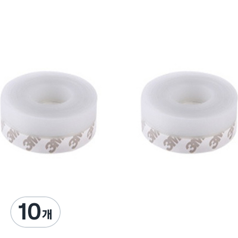 요로코롬 실리콘 틈새막이 문풍지 방풍 테이프 JW03 25mm 길이 2.5미터, 10개