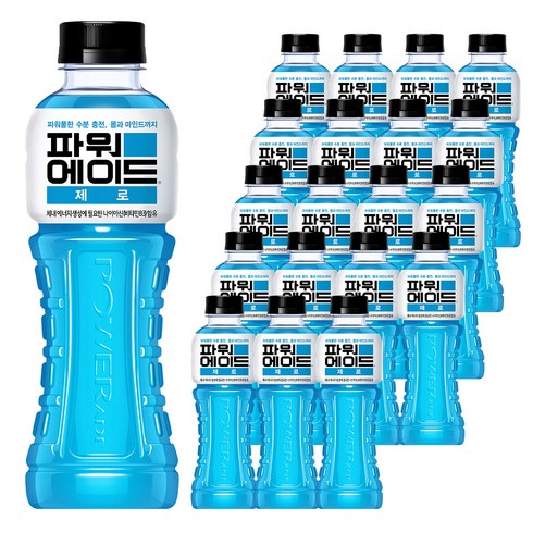 파워에이드 제로, 600ml, 20개