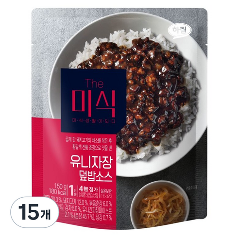 더미식 유니자장 덮밥소스, 15개, 150g