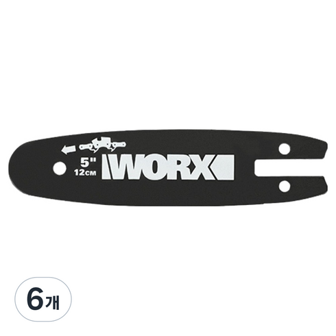 WORX 가이드바 WG324E / WD331 호환 WA0151, 6개